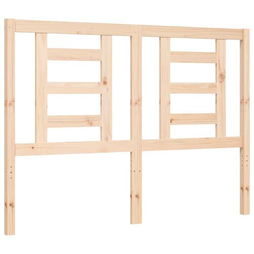 Sengeramme med sengegavl Small Double massivt træ