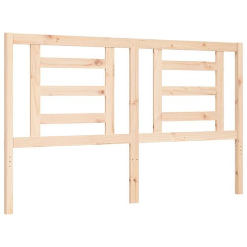 Sengeramme uden madras 160x200 cm massivt fyrretræ
