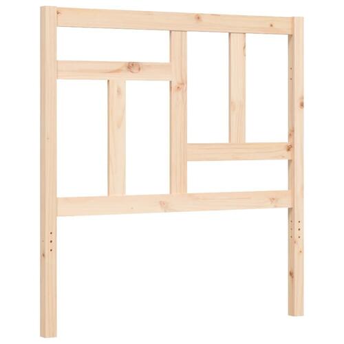 Sengeramme uden madras 90x200 cm massivt fyrretræ