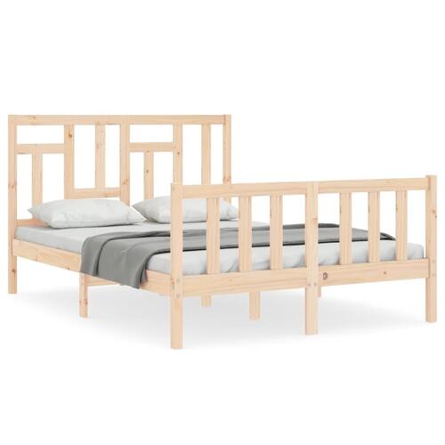 Sengeramme uden madras 120x200 cm massivt fyrretræ