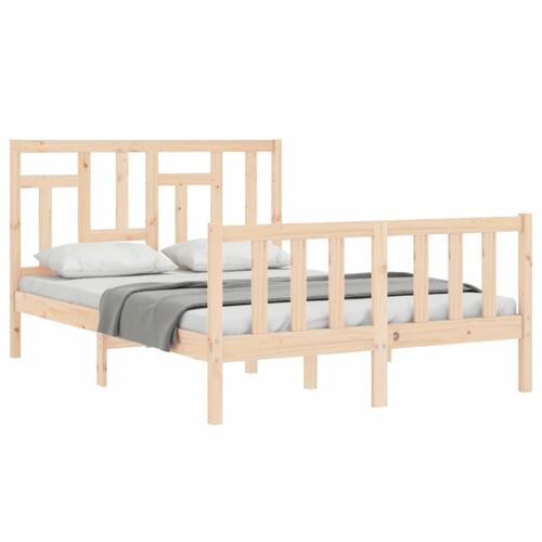 Sengeramme uden madras 120x200 cm massivt fyrretræ