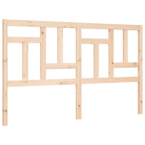 Sengeramme uden madras 160x200 cm massivt fyrretræ