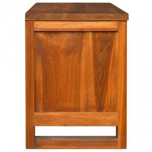 Tv-skab 110x30x40 cm massivt teaktræ
