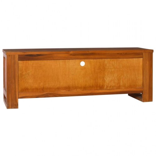 Tv-skab 110x30x40 cm massivt teaktræ