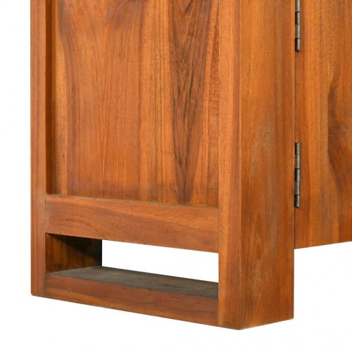 Tv-skab 110x30x40 cm massivt teaktræ