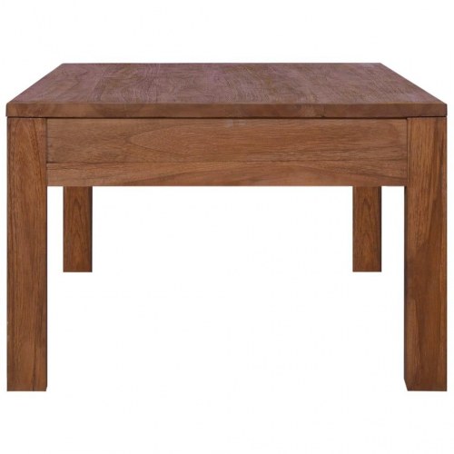 Sofabord 110x60x40 cm massivt teaktræ