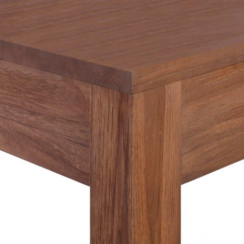 Sofabord 110x60x40 cm massivt teaktræ