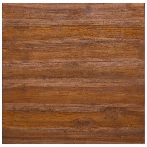 Sofabord 68x68x33 cm massivt teaktræ