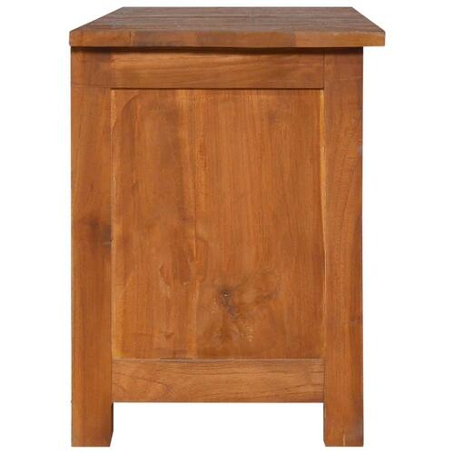 Tv-skab 100x30x40 cm massivt teaktræ