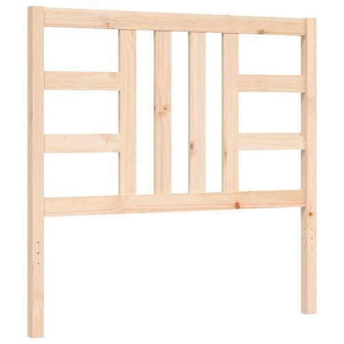 Sengeramme uden madras 100x200 cm massivt fyrretræ