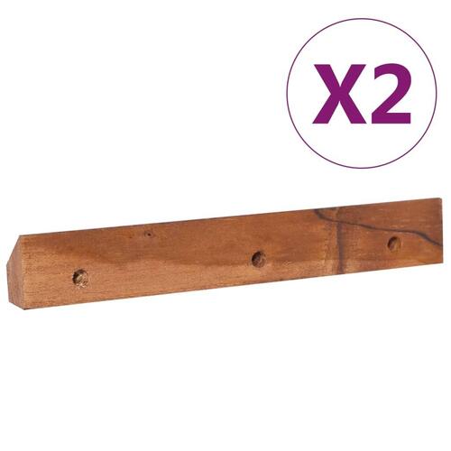 Væghængt tv-skab 90x30x30 cm massivt teaktræ