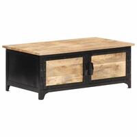 Sofabord 90x50x35 cm massivt mangotræ