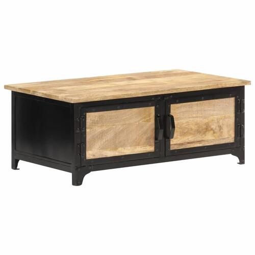 Sofabord 90x50x35 cm massivt mangotræ
