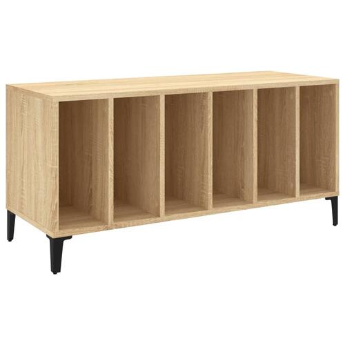 Vinylskab 100x38x48 cm konstrueret træ sonoma-eg