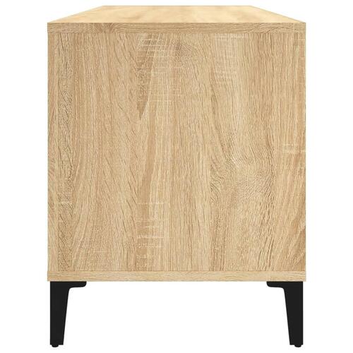 Vinylskab 100x38x48 cm konstrueret træ sonoma-eg
