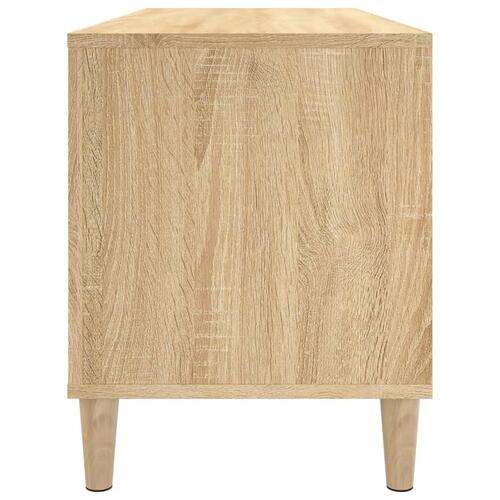 Vinylskab 100x38x48 cm konstrueret træ sonoma-eg