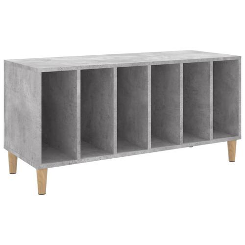 Vinylskab 100x38x48 cm konstrueret træ betongrå