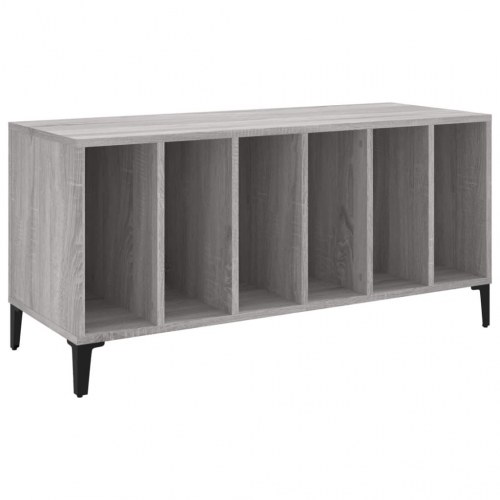 Vinylskab 100x38x48 cm konstrueret træ grå sonoma-eg