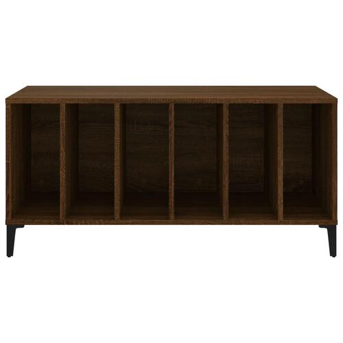 Vinylskab 100x38x48 cm konstrueret træ brun egetræsfarve