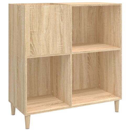 Vinylskab 84,5x38x39 cm konstrueret træ sonoma-eg