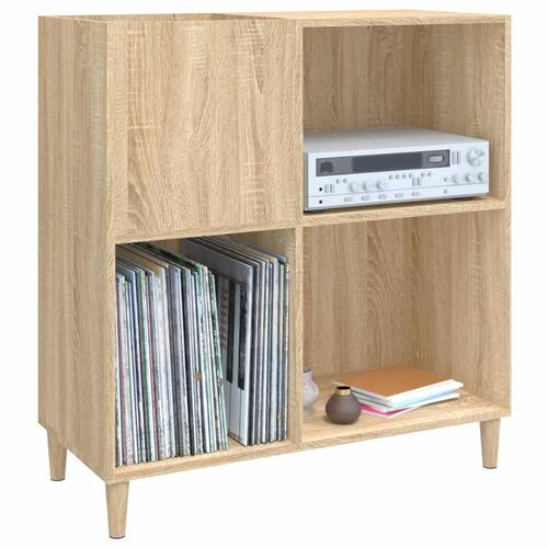Vinylskab 84,5x38x39 cm konstrueret træ sonoma-eg