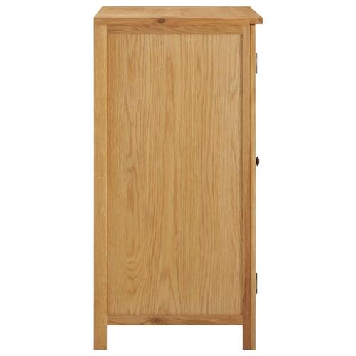 Klædeskab 76x52x105 cm massivt egetræ