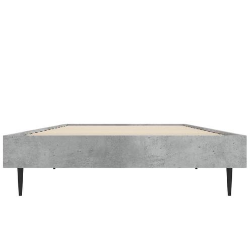 Sengeramme 75x190 cm konstrueret træ betongrå