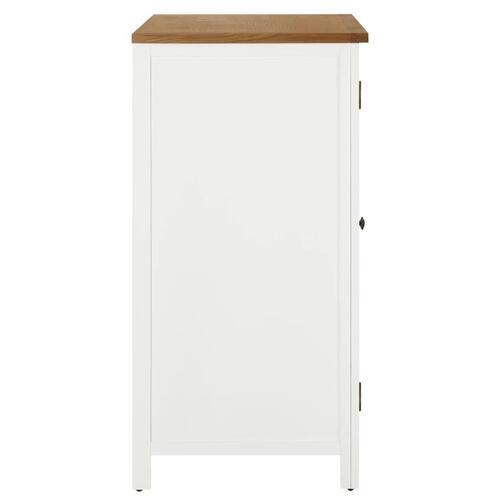 Klædeskab 76x52x105 cm massivt egetræ