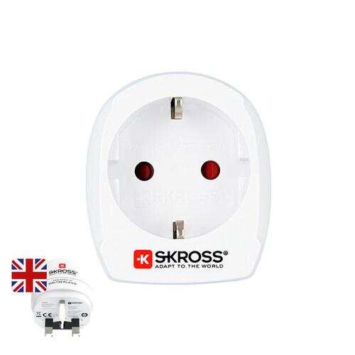 Adapter Skross 1500230-E Europæisk Storbritannien