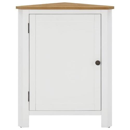 Hjørneskab 59 x 45 x 80 cm massivt egetræ