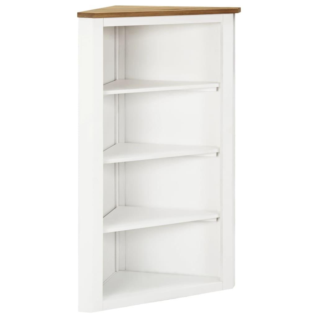 Hjørneskab 59x36x100 cm massivt egetræ