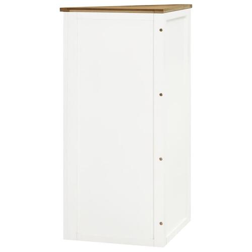 Hjørneskab 59x36x100 cm massivt egetræ