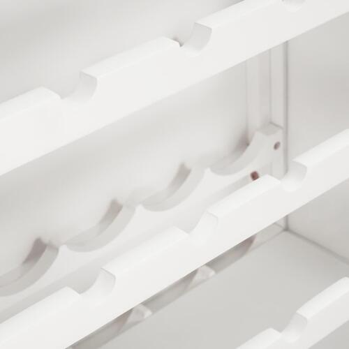 Vinskab 72x32x90 cm massivt egetræ