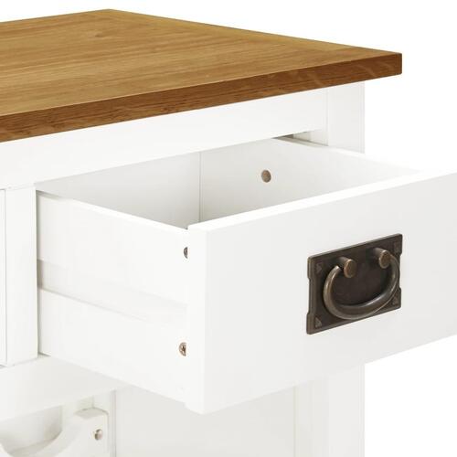 Vinskab 72x32x90 cm massivt egetræ