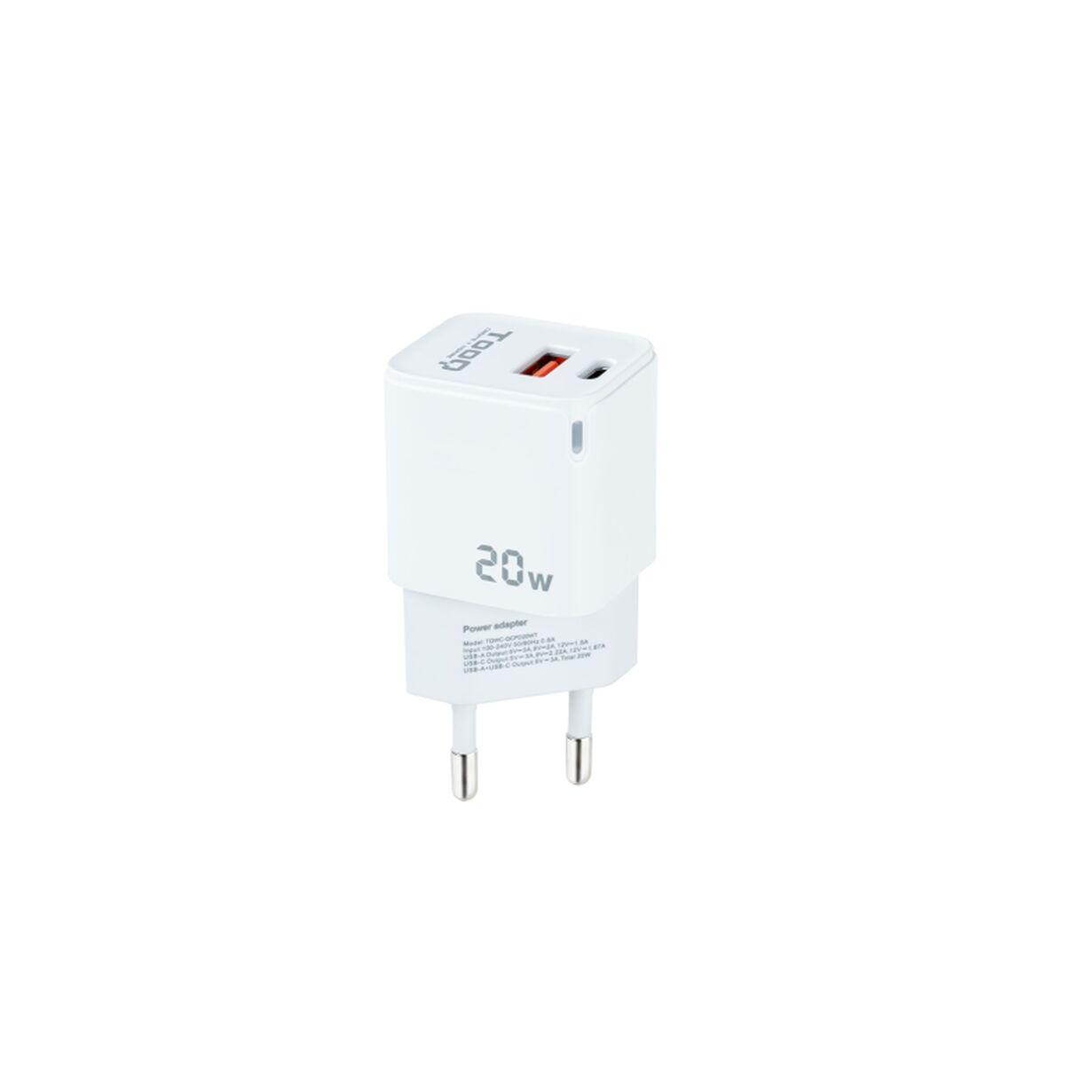 Vægoplader TooQ Hvid 20 W