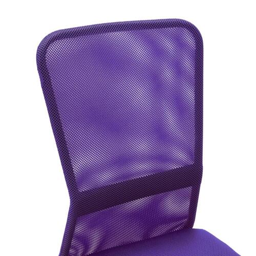 Kontorstol 44x52x100 cm meshstof lilla