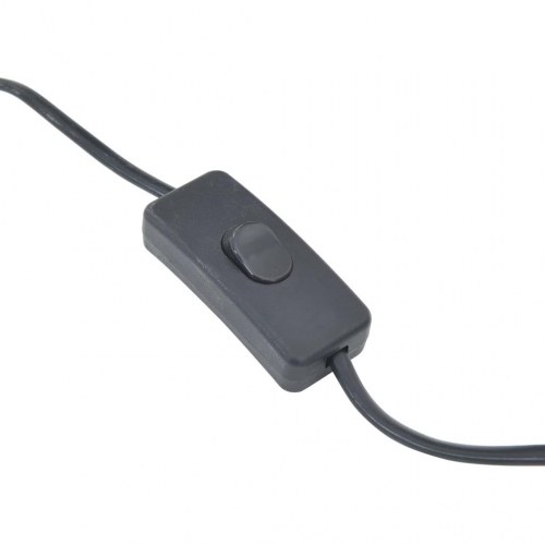 Bordlampe piletræ E27 60 W 20x27 cm sort