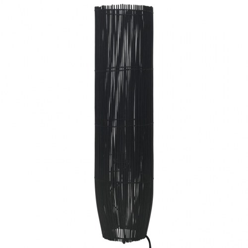 Gulvlampe E27 61 cm piletræ sort