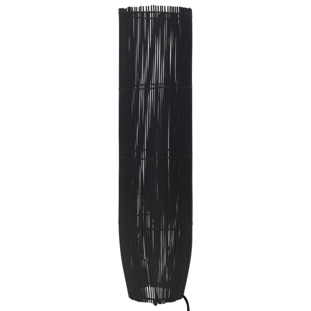 Gulvlampe E27 61 cm piletræ sort