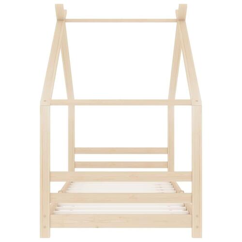 Sengestel til børneseng 90x200 cm massivt fyrretræ