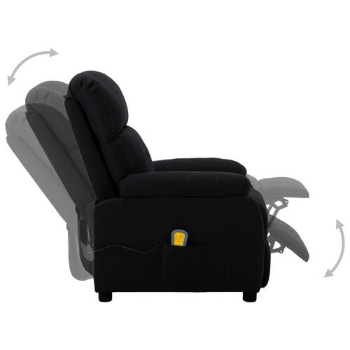 Massagestol stof sort