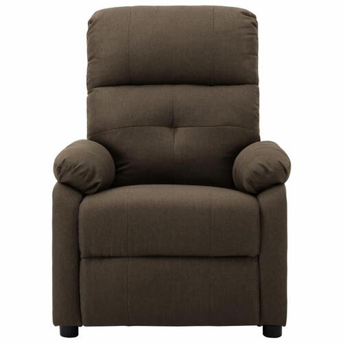 Massagestol stof brun