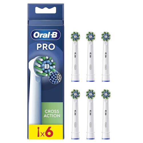 Tandbørstehoved Oral-B Pro Cross Action 6 enheder