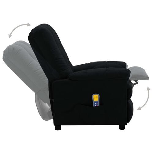 Massagestol stof sort