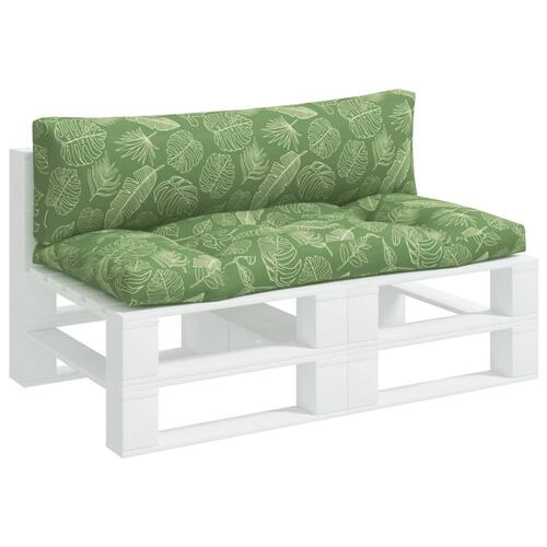 Pallehynder 2 stk. oxfordstof bladmønster