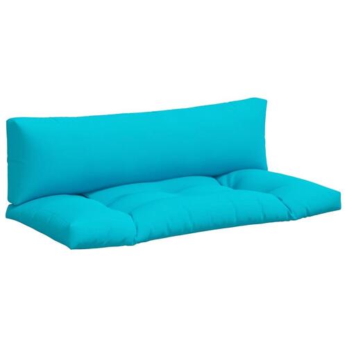 Pallehynder 2 stk. oxfordstof turkis
