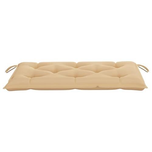 Hynde til havebænk 110x50x7 cm stof beige (OUTLET A)