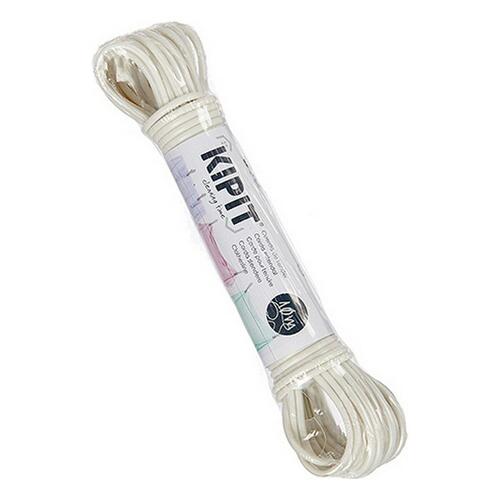 Tørresnor Hvid PVC 10 m (12 enheder)
