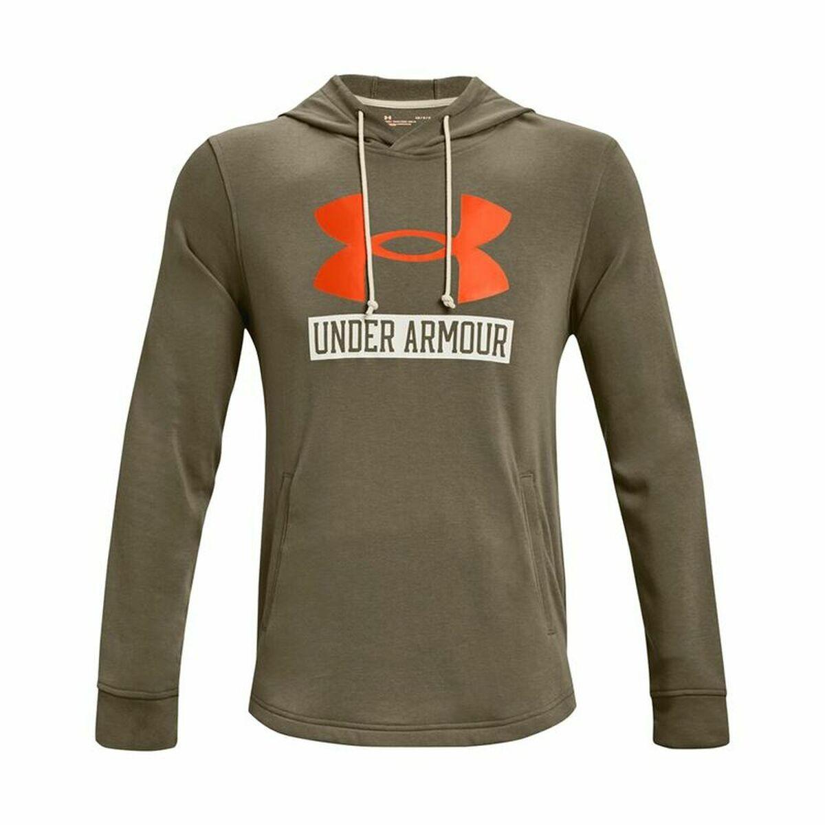 Hættetrøje til Mænd Under Armour Hoodie Khaki M