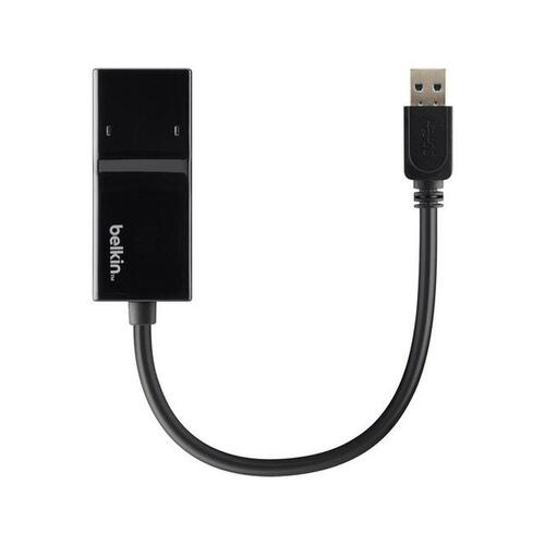 Belkin USB til Ethernet-adapter B2B048 - RJ45, Sort